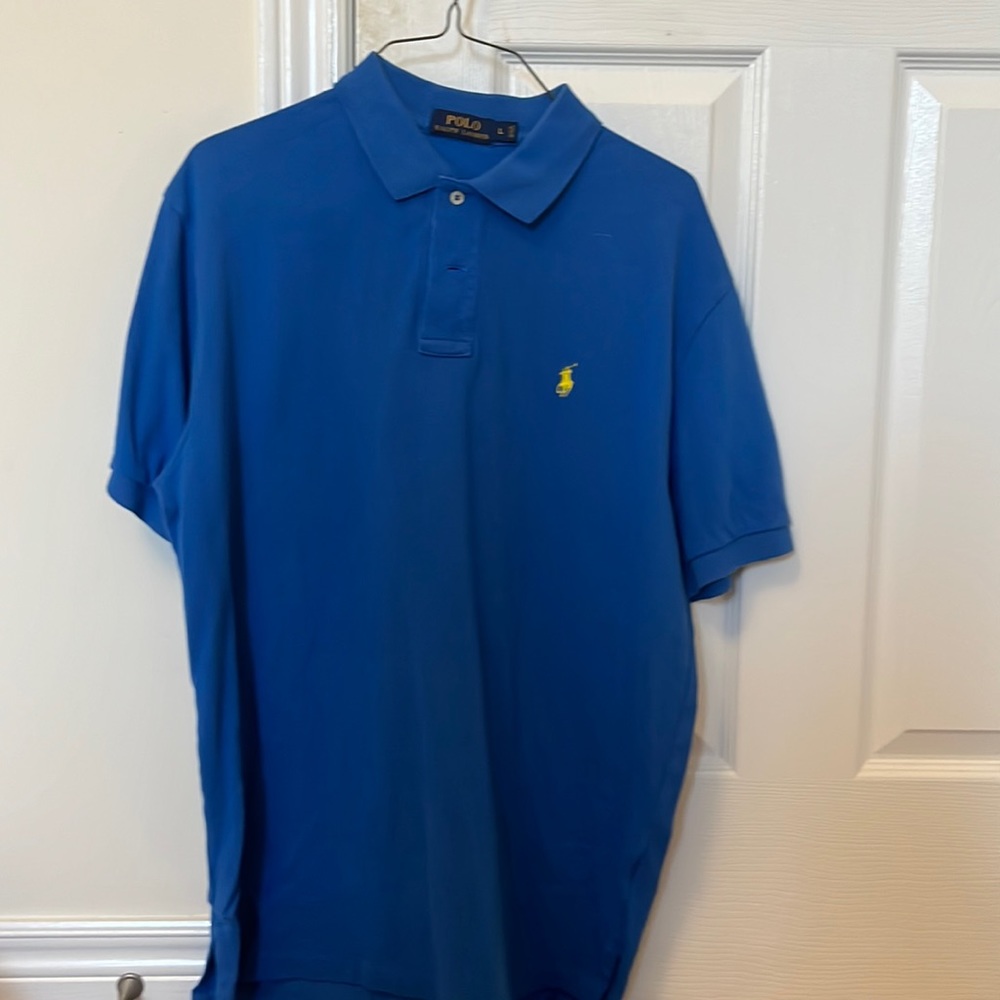 Blue & Yellow Polo by Ralph Lauren